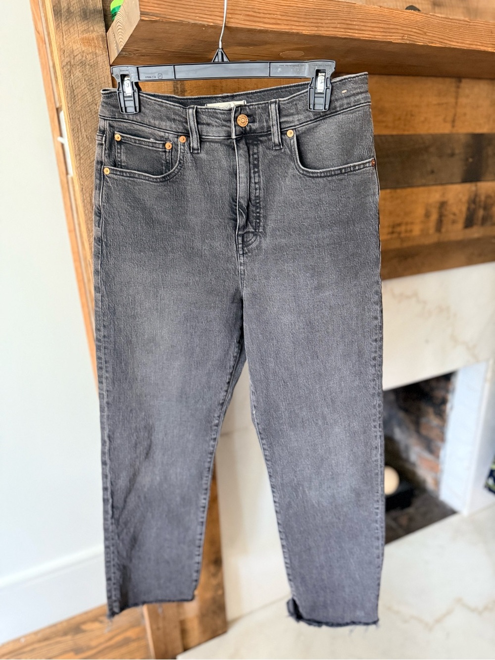 Madewell 90’s straight crop jeans